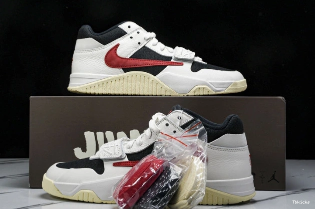 Rep TBK x Jack FZ8117-101 Scott Red Travis Jordan Jumpman TR University 0713